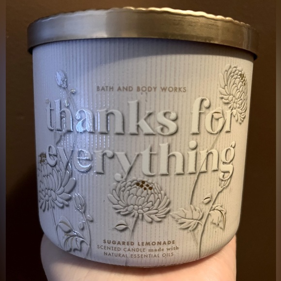 Bath & Body Works Other - Bath & Body Works 3 Wick Candle, Sugared Lemonade.